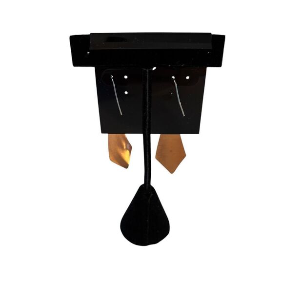 Stunning Turkish Vintage Copper Engraved Drop Earrings. - Picture 5 of 5